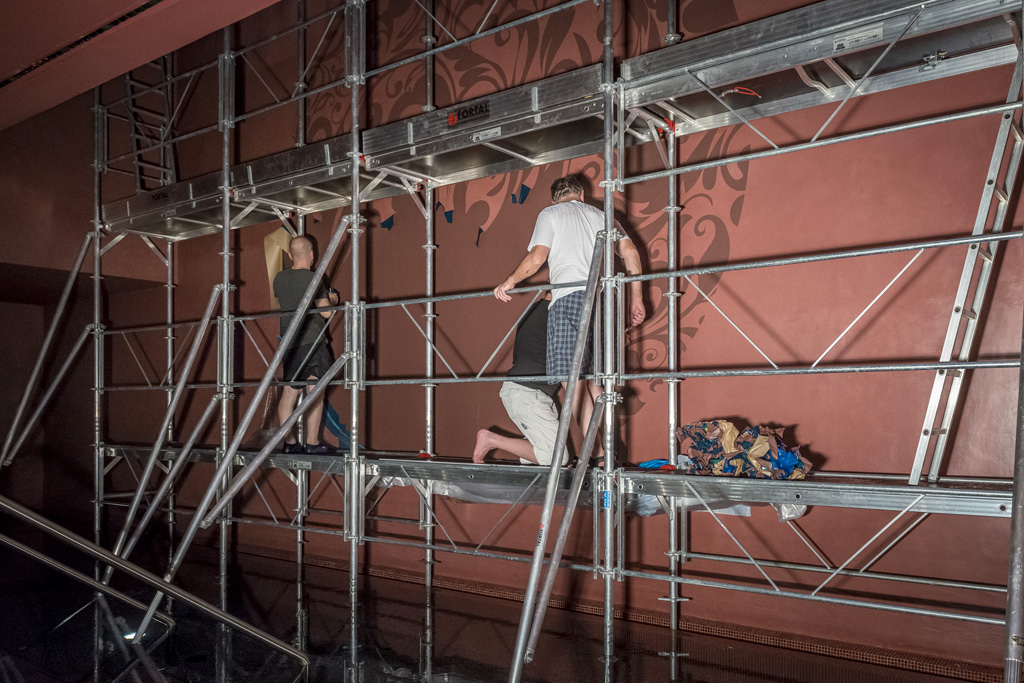 Ornament Negativfolie abziehen Ornament Negativfolie abziehen