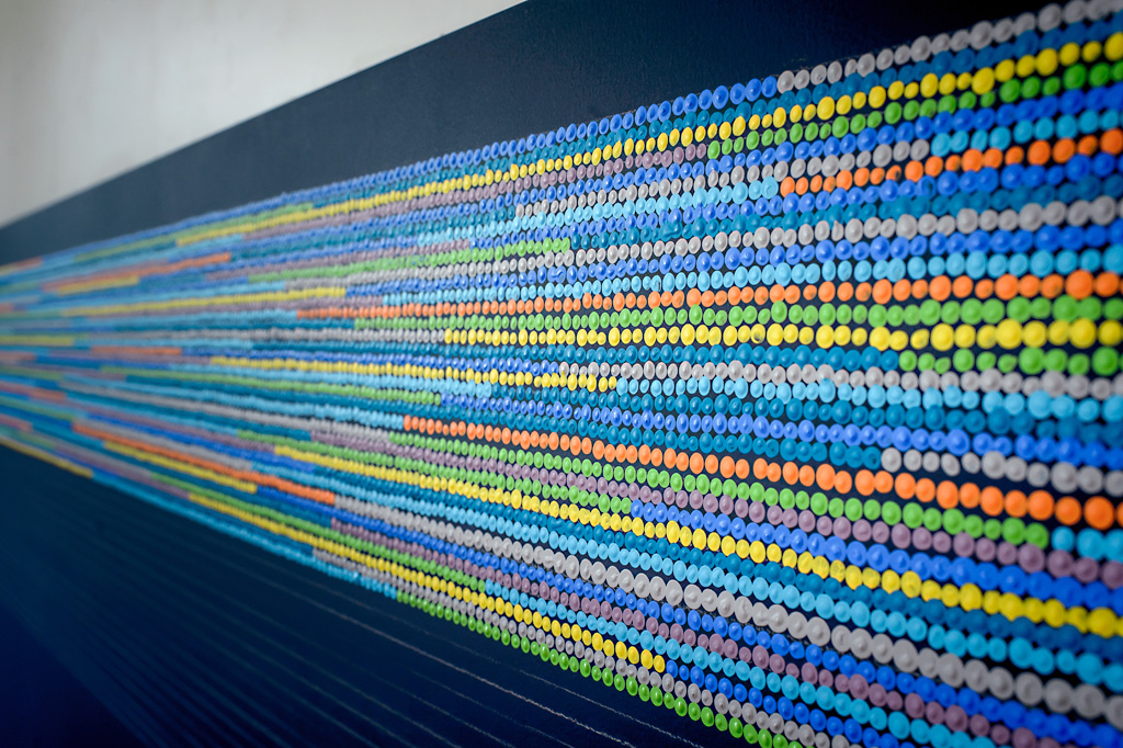 Punktetechnik für grossformatige Bilder, Claude Bickel Punktetechnik für grossformatige Bilder, Claude Bickel