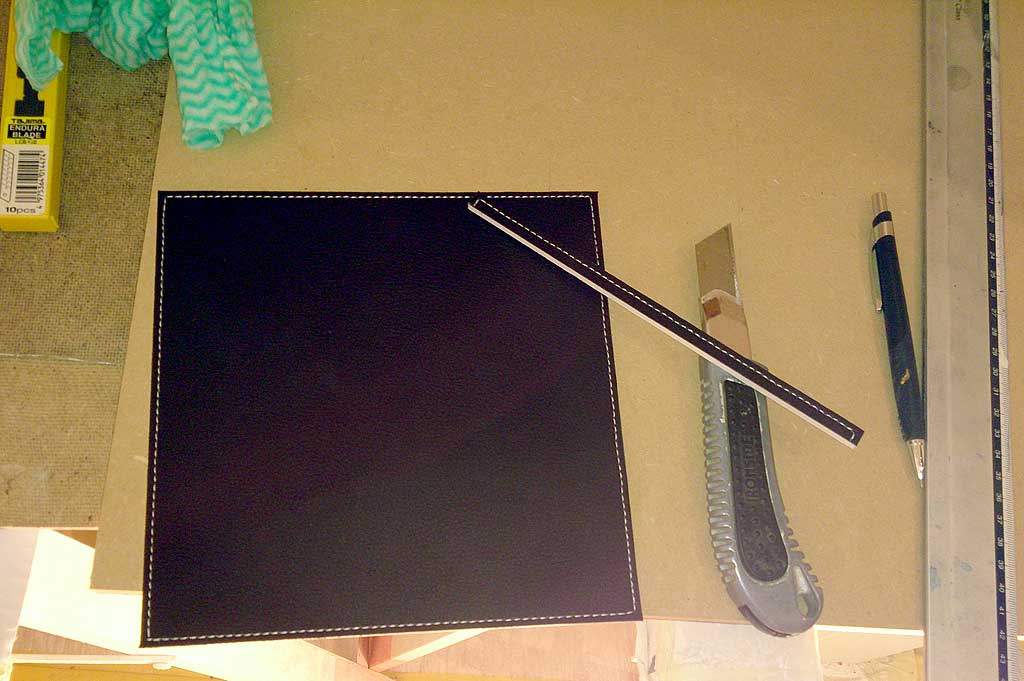 Ledertapete, Lederrechteck Ledertapete, Lederrechteck