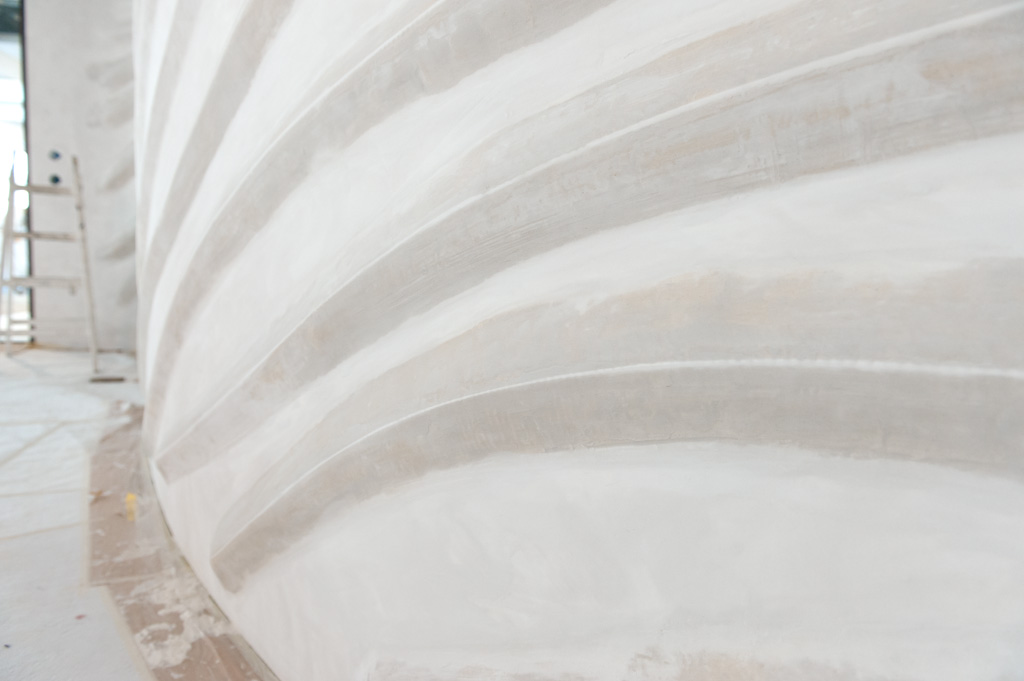 Gipsrelief auftragen Gipsrelief auftragen