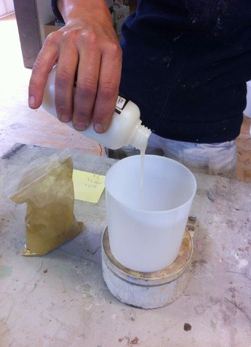 Messingmasse mischen Messingmasse mischen