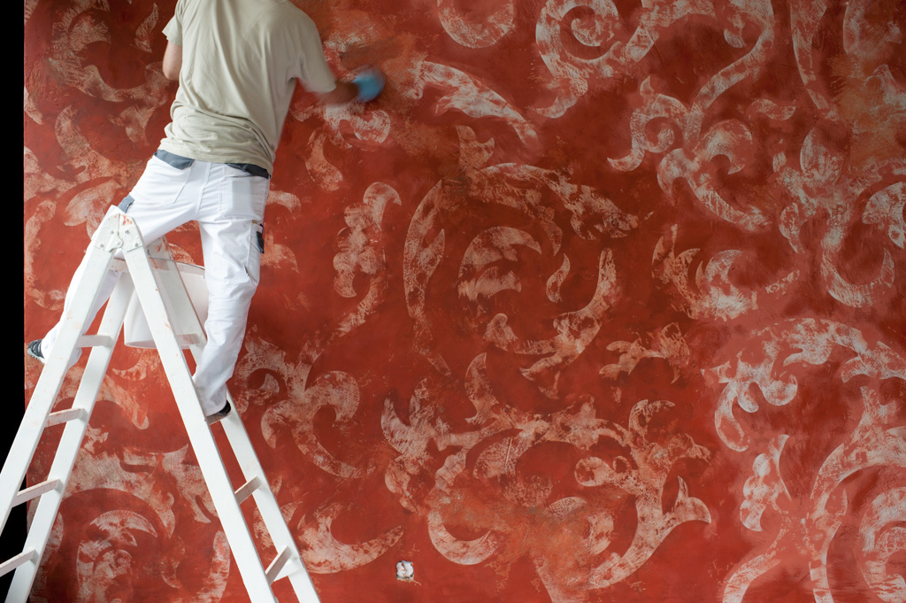 Fresco Verputz Patina erstellen Fresco Verputz Patina erstellen