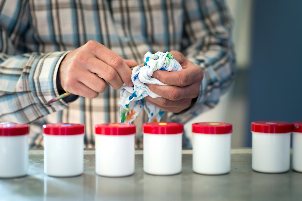 Punktetechnik für grossformatige Bilder, Claude Bickel Punktetechnik für grossformatige Bilder, Claude Bickel