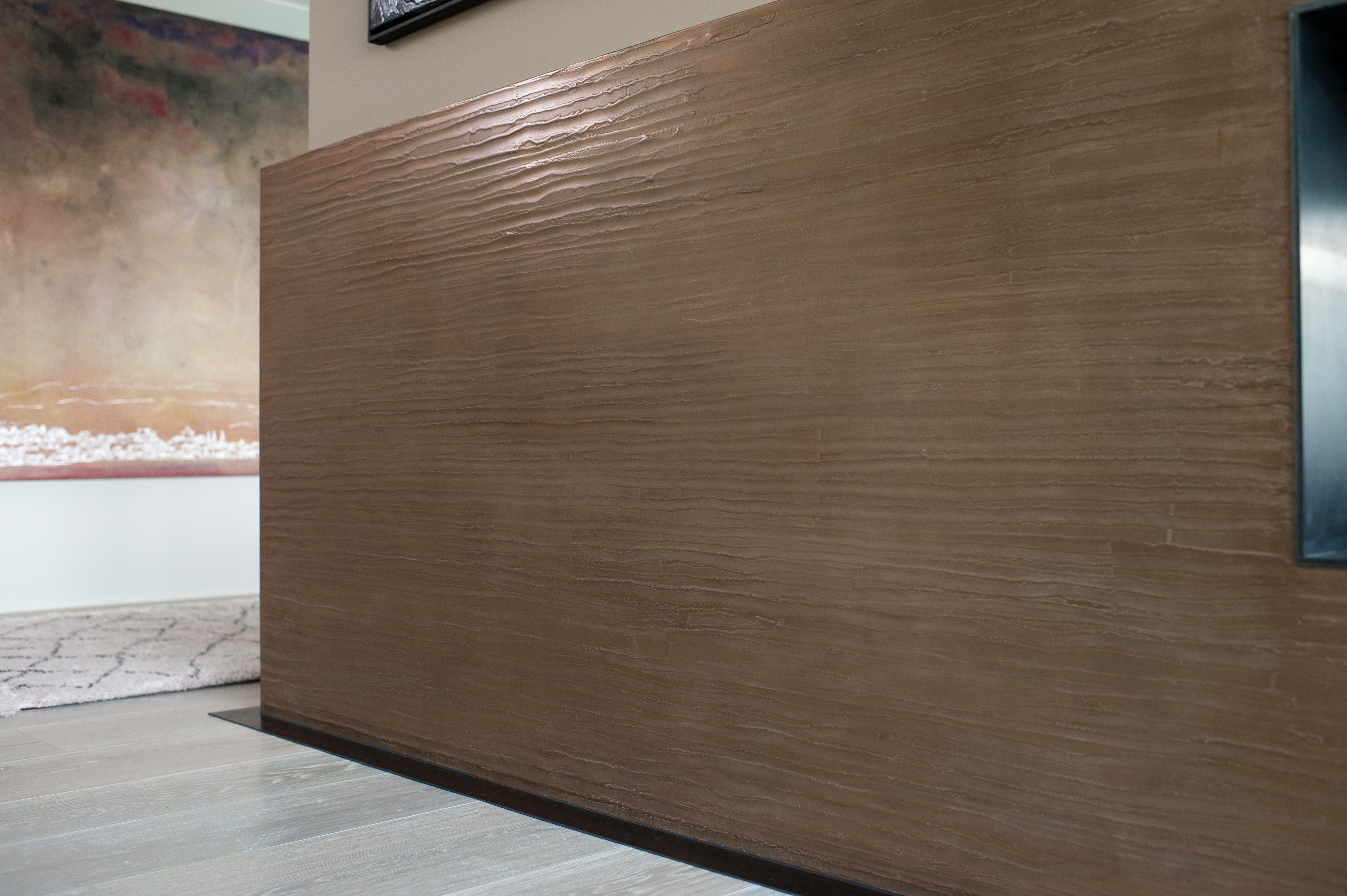 Arbeit mit Echtmetallpulver | Privathaus Feldmeilen | durch Bickelmaler Arbeit mit Echtmetallpulver | Privathaus Feldmeilen | durch Bickelmaler