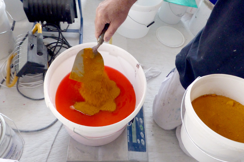 Terra di Pietra, Lehmputz Farbpigmente mischen Terra di Pietra, Lehmputz Farbpigmente mischen