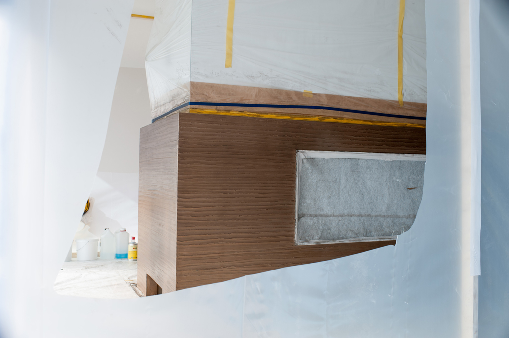 Abbrechen der Staubschutzkabine Abbrechen der Staubschutzkabine