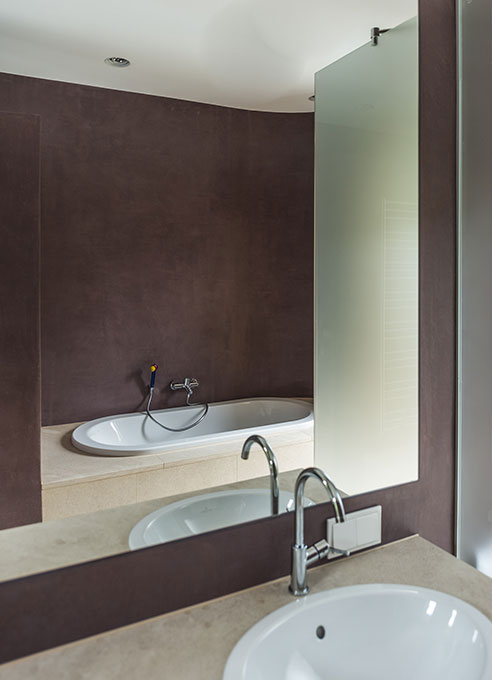 Terra di Pietra, Lehmputz, Bäder Terra di Pietra, Lehmputz, Bäder