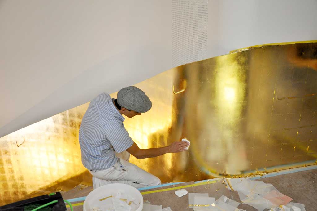 Läckerlihuus, vergolden Läckerlihuus, vergolden