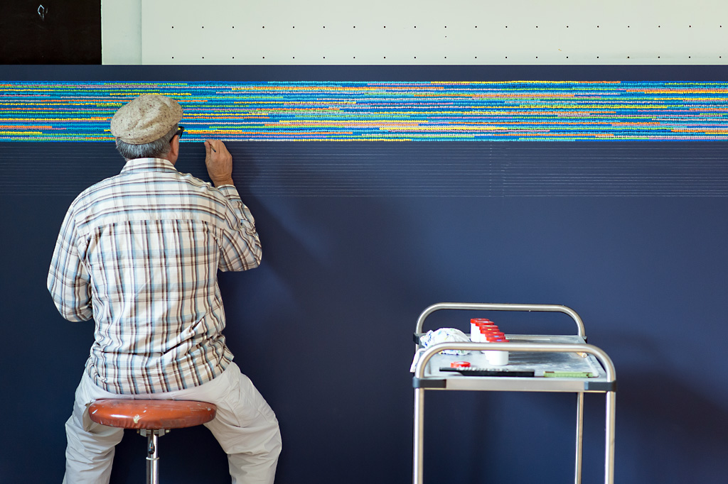 Punktetechnik für grossformatige Bilder, Claude Bickel Punktetechnik für grossformatige Bilder, Claude Bickel