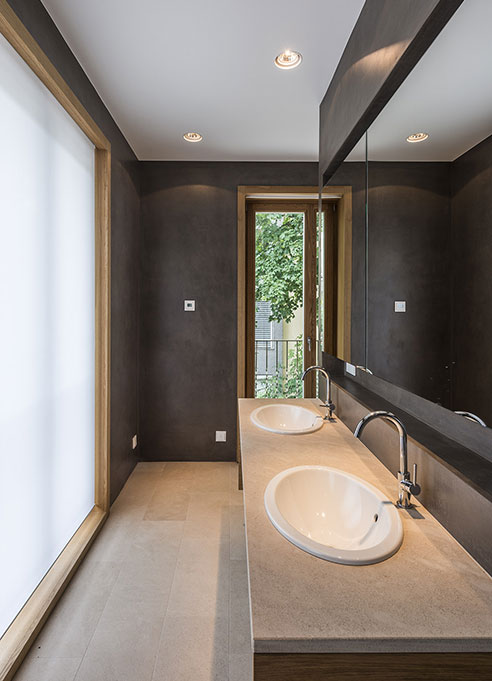 Terra di Pietra mit Steinöl poliert Terra di Pietra mit Steinöl poliert