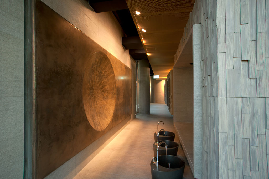 Bronze Wandelement | Fitnesspark Allmend | durch Bickelmaler Bronze Wandelement | Fitnesspark Allmend | durch Bickelmaler