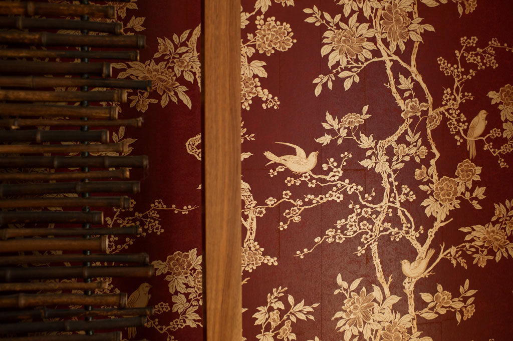 florale Tapetenmuster, Gäste florale Tapetenmuster, Gäste