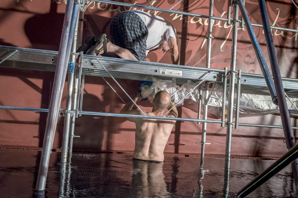 Schriftzug Negativfolie abziehen Schriftzug Negativfolie abziehen