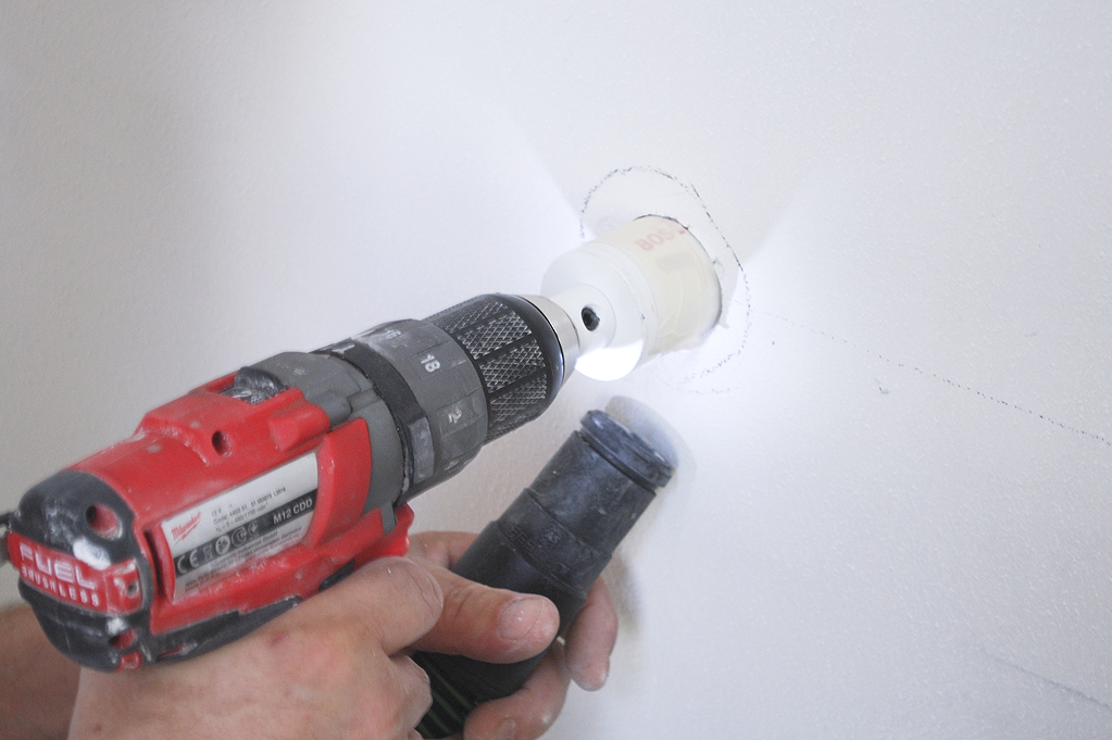 Kronbohrer Bindelöcher Kronbohrer Bindelöcher