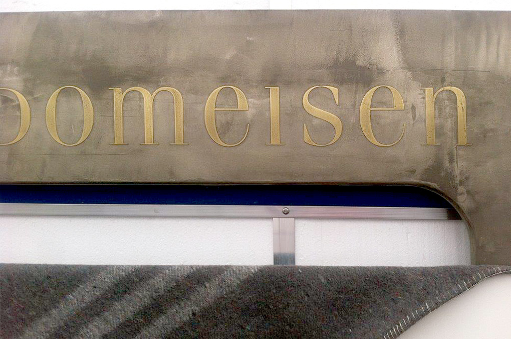 Fertiger Schriftzug, Werkstatt bickelmaler Fertiger Schriftzug, Werkstatt bickelmaler