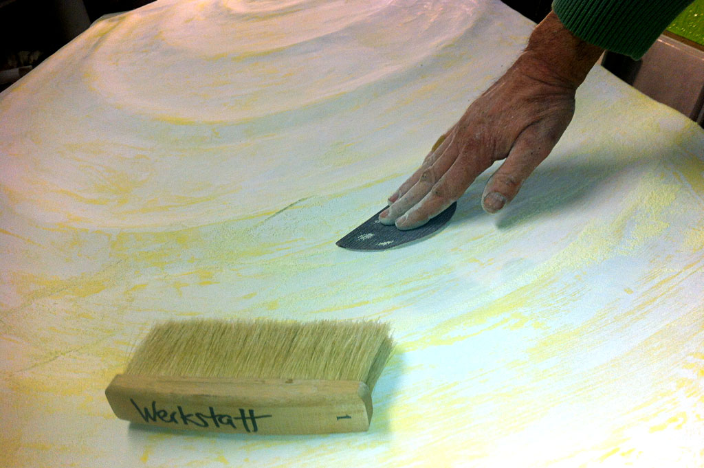 Clienia Privatklinik Schlössli Wandbild abschleifen Clienia Privatklinik Schlössli Wandbild abschleifen