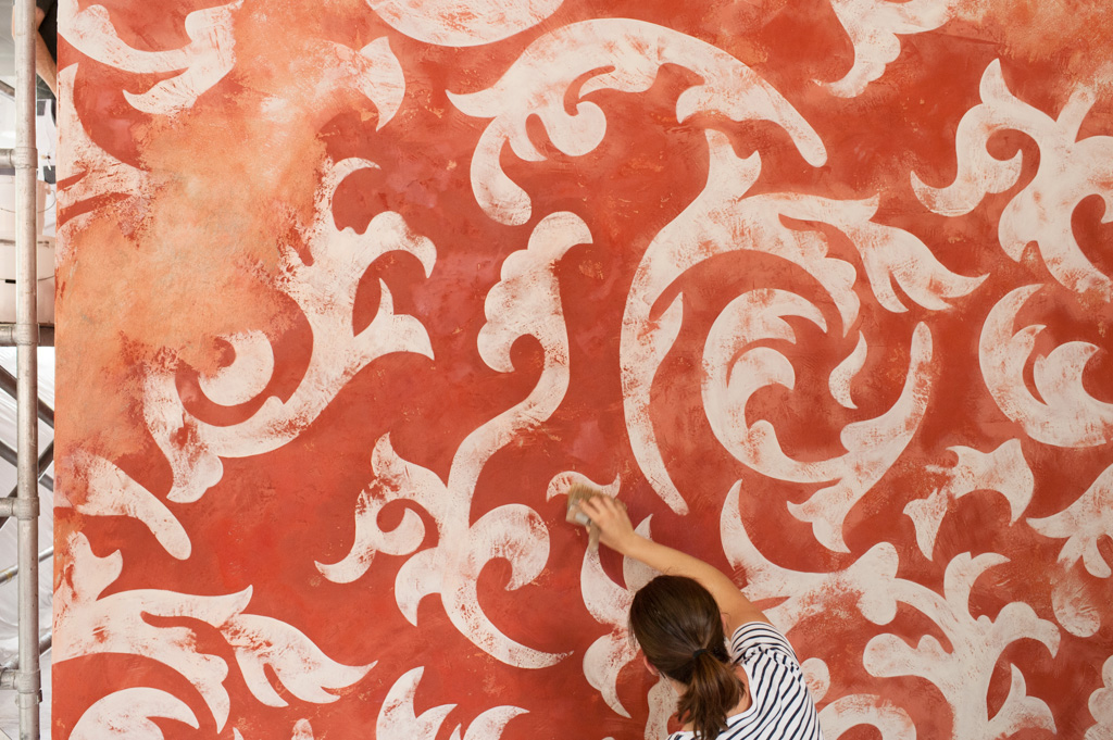 Fresco Verputz Patina erstellen Fresco Verputz Patina erstellen