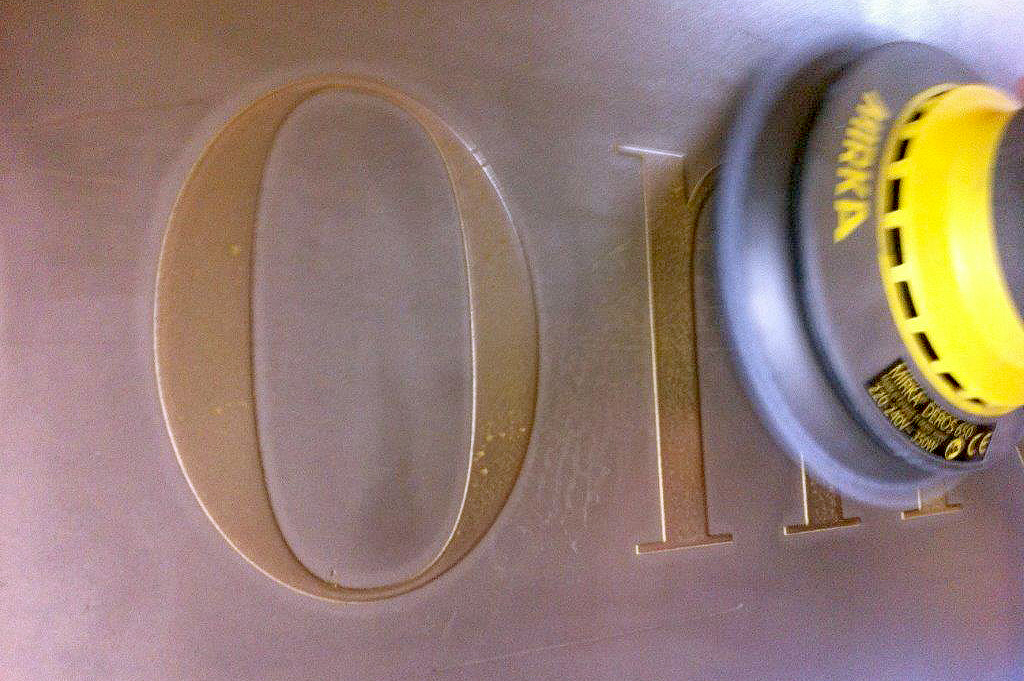 getrocknete Messingmasse schleifen getrocknete Messingmasse schleifen