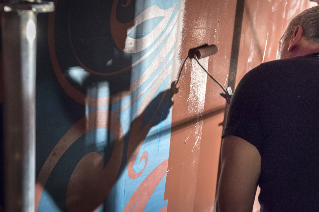 Ornament Farbauftrag Claude Bickel Ornament Farbauftrag Claude Bickel