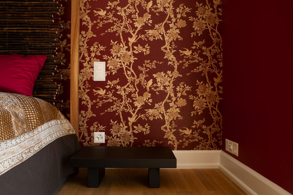 florale Tapetenmuster, Gäste florale Tapetenmuster, Gäste